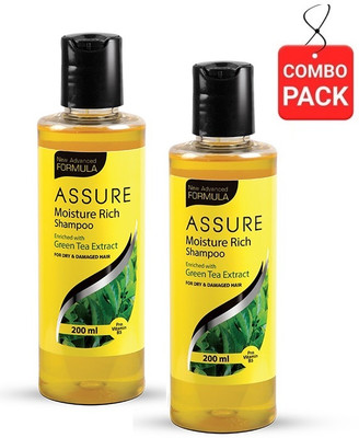 ASSURE Moisture Rich Shampoo specially formulated for dry and damaged hair(400 ml)