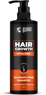 BOMBAY SHAVING COMPANY Hair Growth Vitalizer Sulphate Free Shampoo | Hair Fall Control(200 ml)
