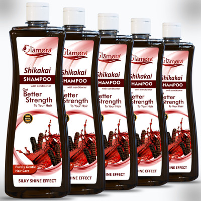Glamora Advanced Formulated Shikakai Shampoo for Silky And Shiney Hair(4 L)