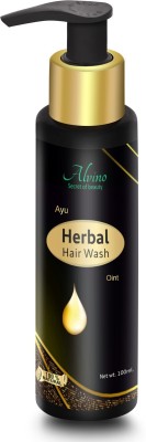 Alvino Herbal Hair Wash Shampoo for Stronger, Shinier and Smoother Hair (1 Bottle)(100 ml)