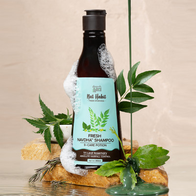 Nat Habit Natural Anti Hairfall Rosemary Shampoo For Women & Men, Sulphate & Paraben Free(250 ml)