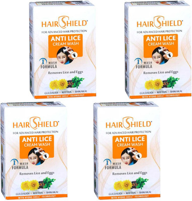 Spa ruca HAIR SHEILD ANTI LICE CREAM FOR REMOVE LICE & EGGS PACK OF 30ml x 4(120 ml)