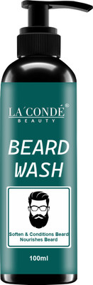 La'Conde Intense Clean Beard Wash to Remove Oil & Impurities 100 ML Pack of 1(100 ml)