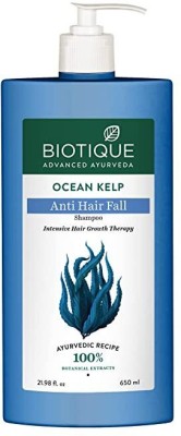 BIOTIQUE OCEAN KELP ANTI HAIR FALL SHAMPOO 650 ML X 1 NEW(650 ml)