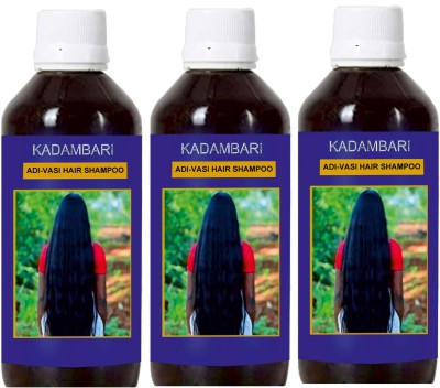 Oilanic Kadamabri Shampoo Dry & Frizzy To Smooth & Shiny Hair 100ml Pack of 3(300 ml)