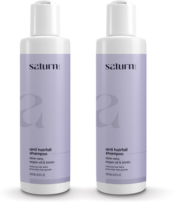 saturn by ghc DHT Blocker Hair Shampoo, Promotes Hair Growth, Contains Aloe Vera, Argan Oil(400)