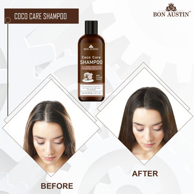 Bon Austin Coco Care Shampoo with Coconut For Damage Reapis Pack of 1 of 100ML(100 ml)