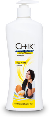 Chik Protein Solutions Hair Fall Prevent Shampoo, With Egg White Protein(340 ml)