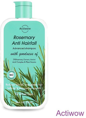 ACTIWOW Rosemary Shampoo For Preventing Hair Loss Due to Stress(300 ml)