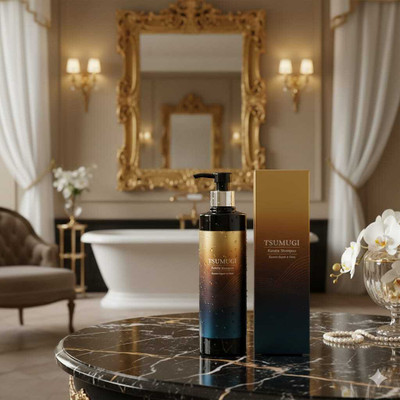 tsumugi 4 Keratin Premium Keratin Shampoo for Men & Women 500ml(500 ml)