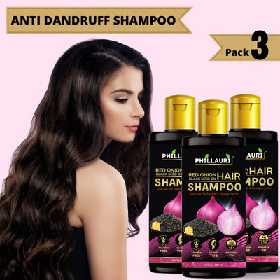 Phillauri Onion Shampoo For Hair Growth & Hair Fall Control with Onion & Black Seed Oil(300 ml)