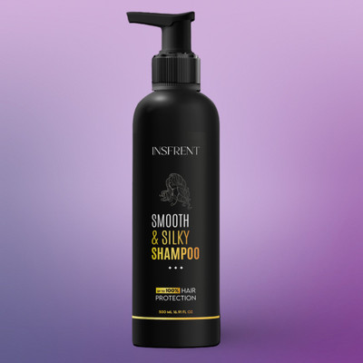 insfrent Smooth And Silky Shampoo, All Hair Types With Conditioner (2 in 1)(500 ml)