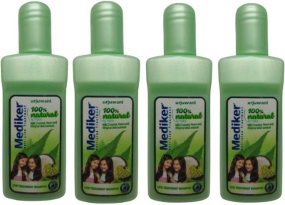 Urjuwani NEW ANTI LICE TREATMENT MEDIKER SHAMPOO 4X50ML(200 ml)