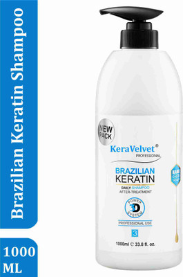KeraVelvet Global Secret Brazilian Keratin Hair Shampoo 1000 ml(1000 ml)