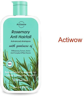 ACTIWOW Rosemary Anti Hair Fall Shampoo For Moisturizing Dry Hair(300 ml)