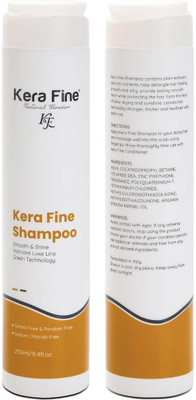 KERA FINE SMOOTH & SHINY SHAMPOO SULFATE-PARABEN FREE 250 ML(250 ml)