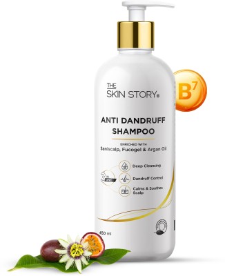 The Skin Story Dandruff Control Shampoo, Reduces Flaky Scalp & Soothes, Deeply Cleanses(450 ml)