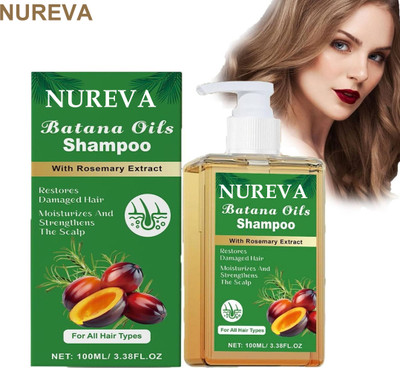 nureva Batana Oil Shampoo for Healthy Scalp Hydration(100 ml)