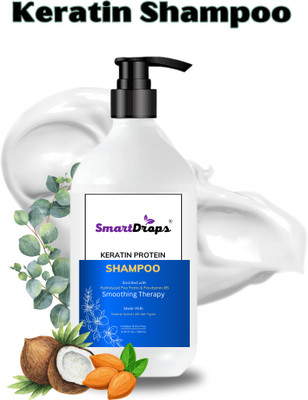 smartdrops Keratin Smooth Shampoo For Healthy & Silky Hair(200 ml)