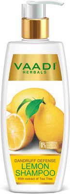 vaadi Herbals Dandruff Defense LEMON SHAMPOO with extract of Tea Tree(350 ml)