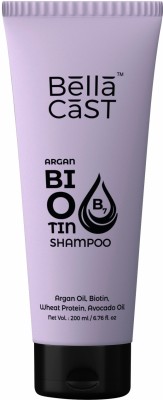 BellaCast Argan Biotin Shampoo with Wheat Protein and Avocado Oil, Deep Nourishment(200 ml)