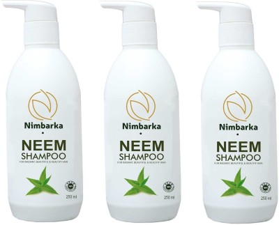 NIMBARKA Neem Shampoo For Healthy hair And Long Hair 250*3 Pack Of 3(750 ml)