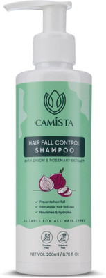 CAMISTA Hair Fall Control Shampoo with Onion & Rosemary Extract for Reduce Breakage(200 ml)