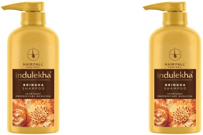 indulekha BRINGHA SHAMPOO 580 ML X 2(1160 ml)