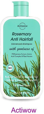 ACTIWOW Rosemary Shampoo For Strengthening Hair Follicles and Reducing Fall(300 ml)