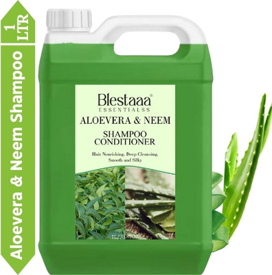 blestaaa essentialss Herbal Aloevera Shampoo For Healthy & Shiny Hair |(1 L)