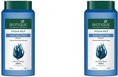 BIOTIQUE OCEAN KELP ANTI HAIR FALL SHAMPOO 340 ML X 2 SET OF(680 ml)