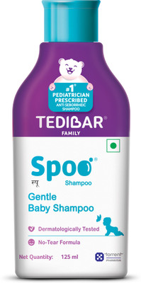 Spoo No Tear Formaula Gentle Baby Shampoo from Tedibar Family - By Torrent Pharma(125 ml)