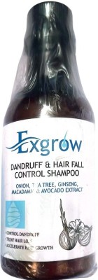 ExGrow Dandruff Hairfall Control Onion Tea Tree Avocado Extract for Shine & Luster Hair(200 ml)
