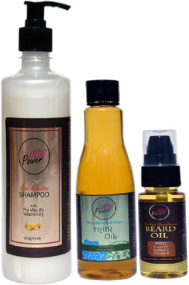 INDOPOWER ZhH 279-ROOT ACTIVATOR SHAMPOO 500g.(3 Items in the set)