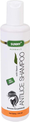 SUNNY Anti Lice Shampoo With Neem & Camphor For Lice & Eggs(150 ml)
