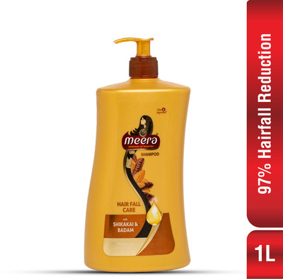 Meera Hairfall Care Shampoo,Shikakai and Goodness Of Badam ,Paraben Free(1000 ml)