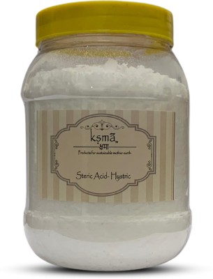 KSMA Stearic Acid For Making Cosmetics, Soap Making Raw Material 200gm(200 ml)