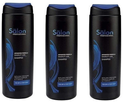 MAHA Salon Pro Dandruff Defense Shampoo Advanced Care for Healthy Scalp-pack of 3(200 ml)