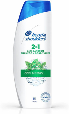 Head and Shoulders (2 in 1 Dandruff And Conditioner) Cool menthol Shampoo 340ml pack/ 1(340 ml)