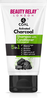 Beauty Relay London 4coal Activated Charcoal Shampoo With Conditioner(200 ml)