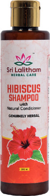 SRI LALITHAM HERBAL CARE HIBISCUS SHAMPOO( 21+ HERBS) with NATURAL CONDITIONER(200 ml)