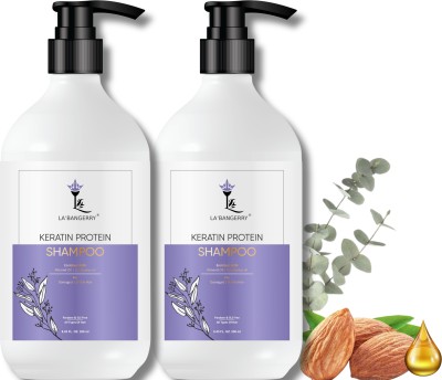 La'bangerry Keratin Protein Shampoo For Hair Repair-250 ml (PACK OF 2)(500 ml)