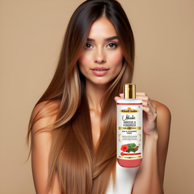 Utkrisht Khadi Hibiscus Fenugreek Shampoo for Thick, Strong & Clean Hair(200 ml)