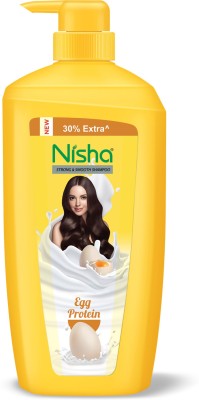 Nisha Egg Protein Shampoo For Strong & Smooth Hair, 650 ML(650 ml)