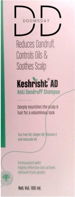 DOOMSDAY KESHRISHT AD ANTI DANDRUFF SHAMPOO DEEP NOURISHES SCALP& HAIR PACK OF(100ML X 1)(100 ml)