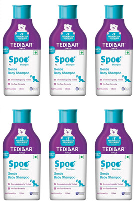 Spoo Baby Shampoo 125ml x Pack of 6(750 ml)