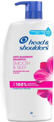Head and Shoulders Smooth and Silky, Anti Dandruff Shampoo for Women & Men(650 ml)