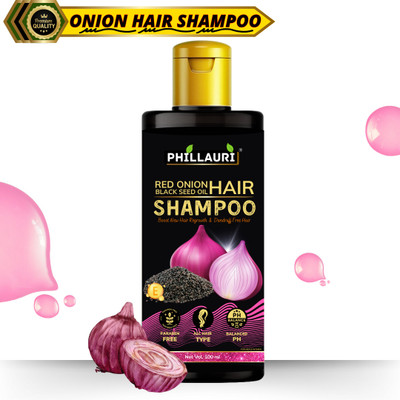 Phillauri Red Onion Black Seed Shampoo ,For Hair Shine Shampoo(100 ml)