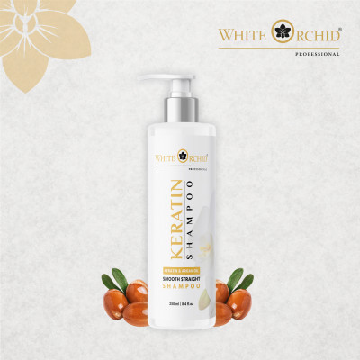 White Orchid keratin shampoo 250ml(250 ml)