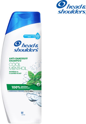 HEAD & SHOULDERS Cool Menthol Anti Dandruff Shampoo (Pack of 1)(340 ml)